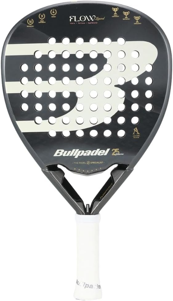 BULLPADEL Padel Racket Flow Legend Woman 2026 | Alejandra Salazar Pala Padel for Light Power & Agility | Flowforce Heart, Fibrix Face, Multieva Core | Diamond Shape, 3D Grain Spin, Vibradrive Comfort