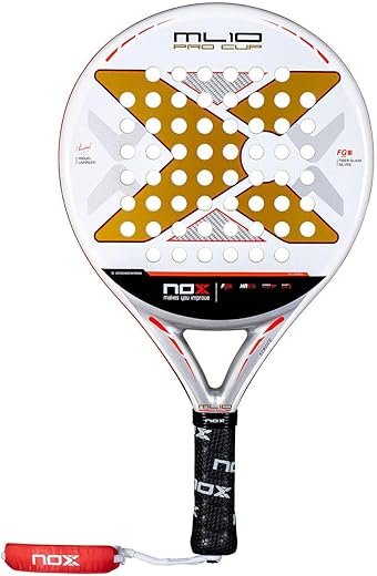 Padel Racket ML10 Pro Cup Coorp by Miguel Lamperti 2025 | High-Performance Pala Padel | Carbon Frame & Glass Silver Face | Enhanced Power & Control | Smartstrap Technology | Racket for Adults